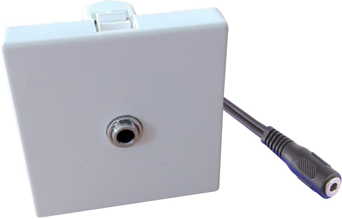 Câbles jack/mini-jack SVD Pro Plastron 45x45 Jack 3,5mm stéréo Femelle