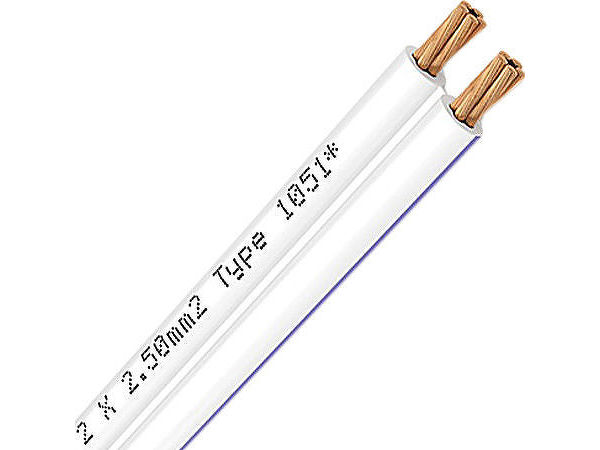 Câbles d'enceintes Oehlbach Speaker Wire 2 x 2,5 mm (5 m) blanc