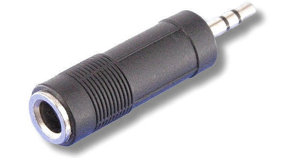 Adaptateurs audio SVD Pro Jack 3,5 stéréo mâle / Jack 6,35 stéréo femelle