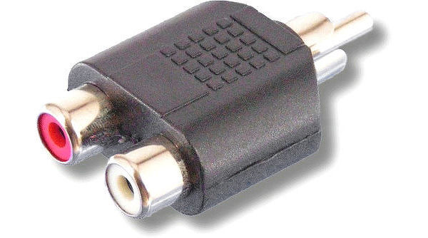 Adaptateurs audio SVD Pro RCA mâle / 2 RCA femelle