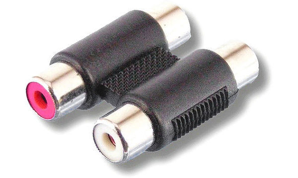 Adaptateurs audio SVD Pro 2 RCA femelle / 2 RCA femelle