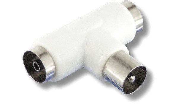 Adaptateurs vidéo SVD Pro Té antenne 9,5 mm (2 femelle / 1 mâle)