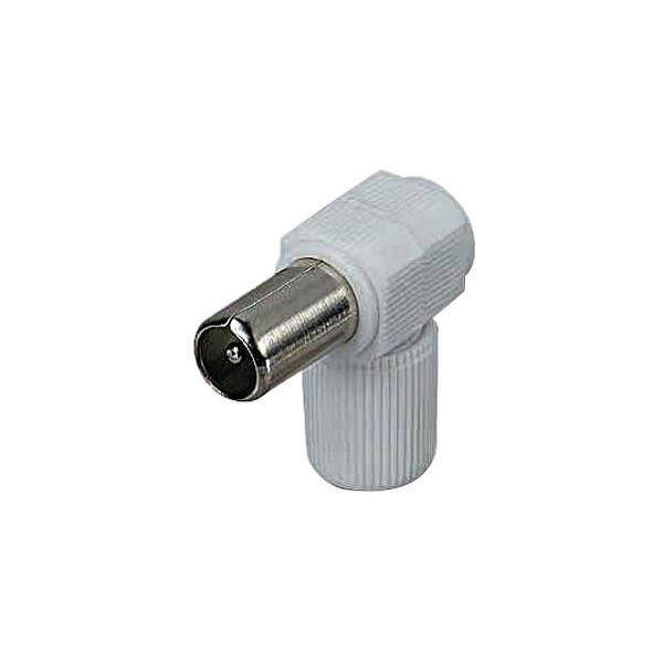 Adaptateurs vidéo SVD Pro Coaxial coudé 9,5 mm mâle à visser