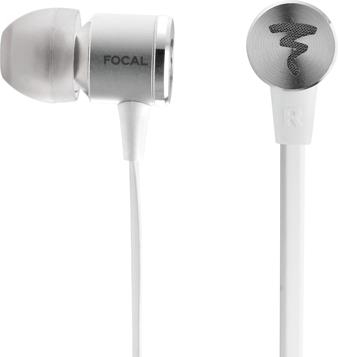 Écouteurs intra-auriculaires Focal Spark Silver&Blanc