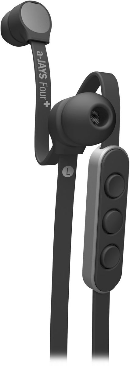 Écouteurs téléphone JAYS a-JAYS Four+ iOs Noir/Silver