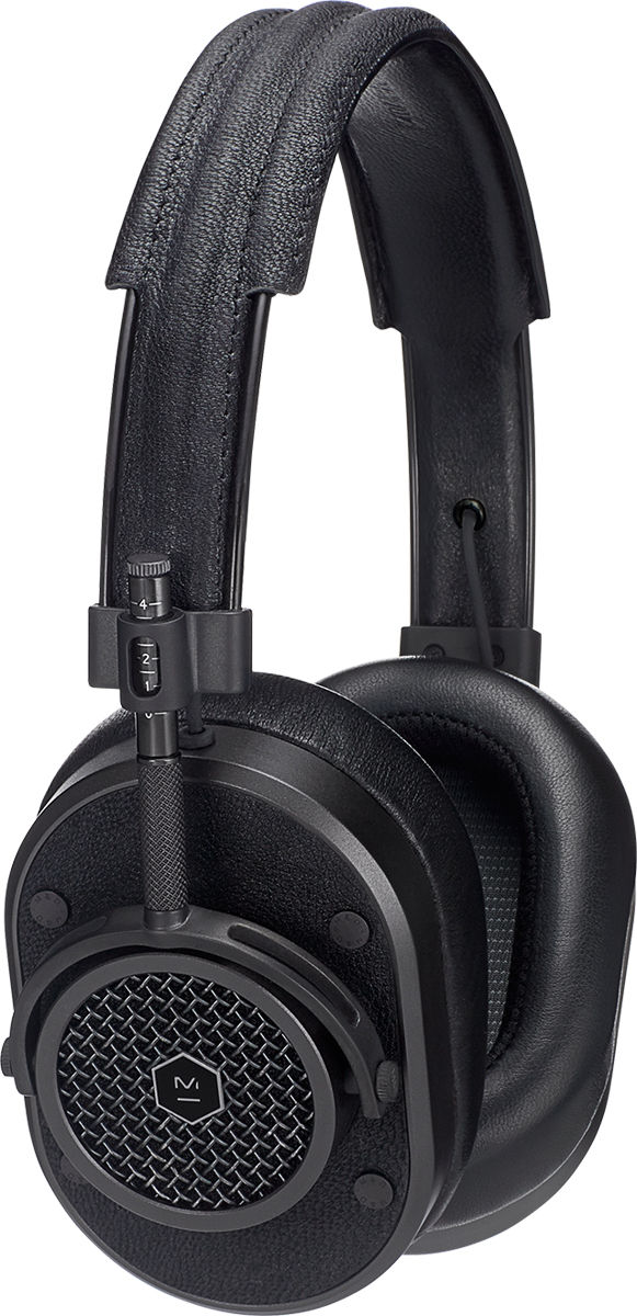 Casques hi-fi Master & Dynamic MH40 cuir Noir et métal Noir