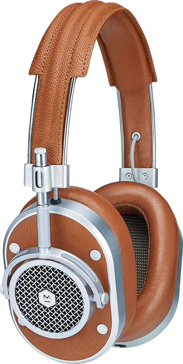 Casques hi-fi Master & Dynamic MH40 cuir Marron et métal Silver