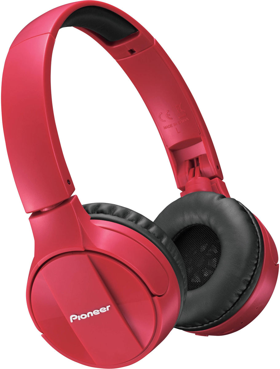 Casques Bluetooth Pioneer SE-MJ553BT-R Rouge