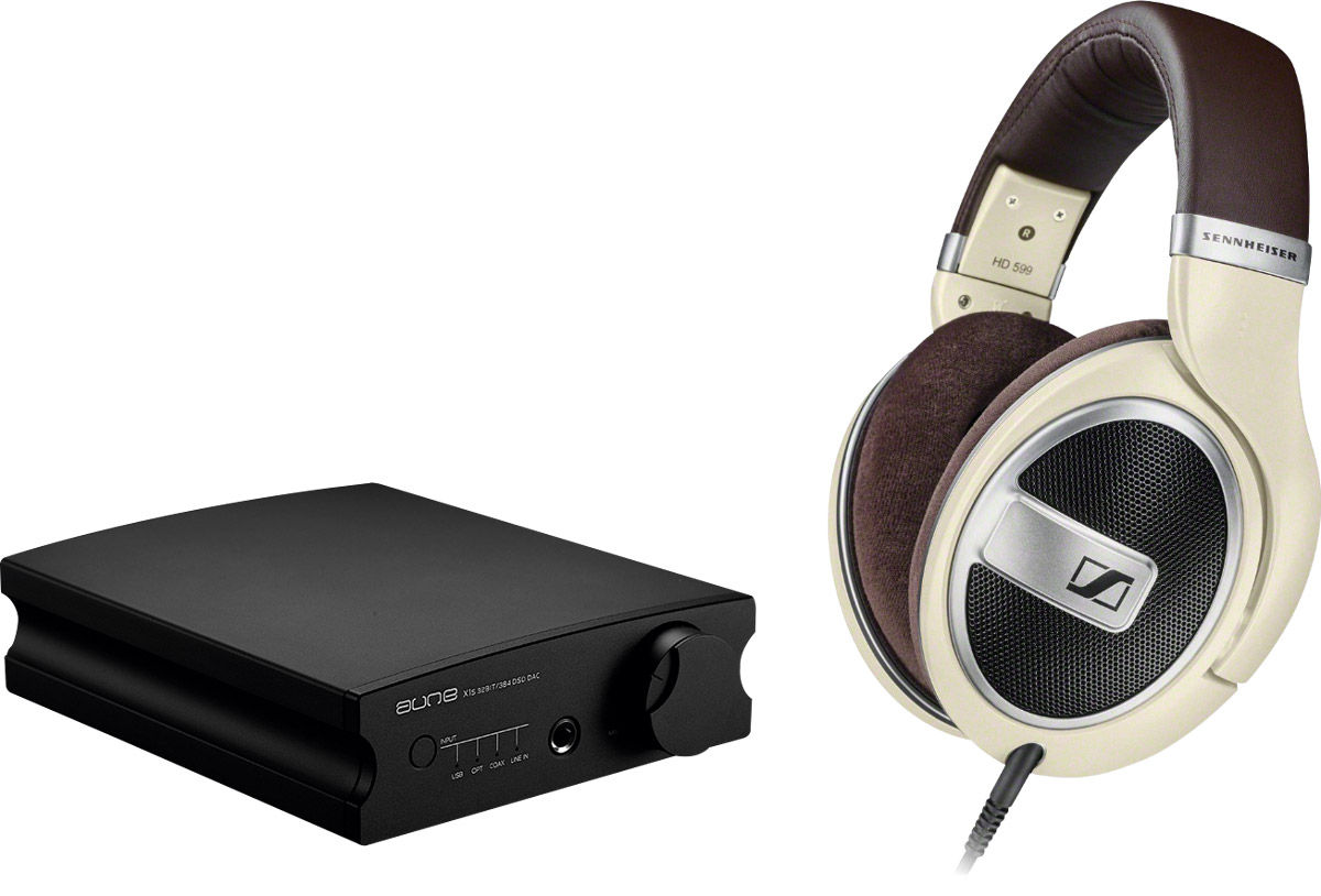 Sennheiser HD 599 + X1S Noir - Casques hi-fi sur Son-Vidéo.com