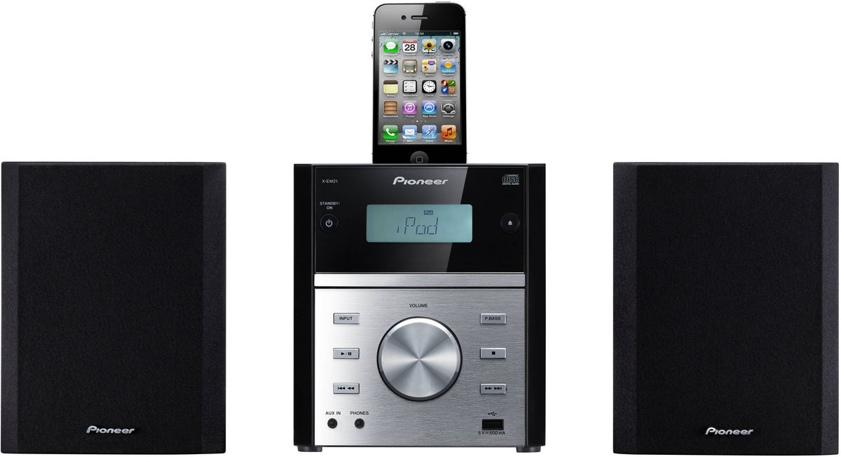Micro chaîne hifi PIONEER XHM72 Argent Pas Cher