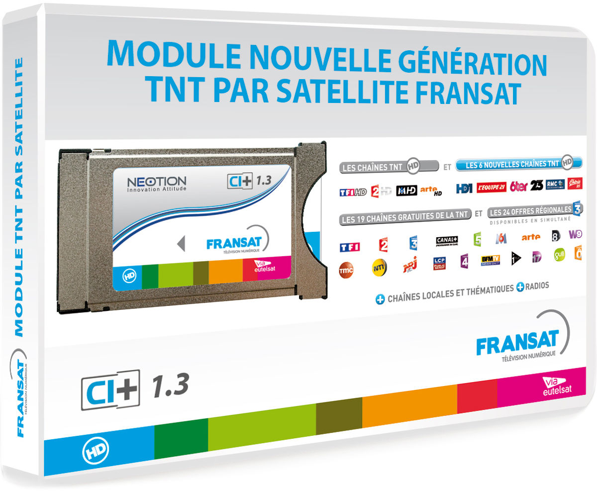 Modules PCMCIA TNT par le Satellite, FRANSAT, tuners DVB-S, TNTSAT,  Téléviseurs avec Interfaces CI+ labellisés CANAL READY, CANAL+ CANALSAT en carte  seule