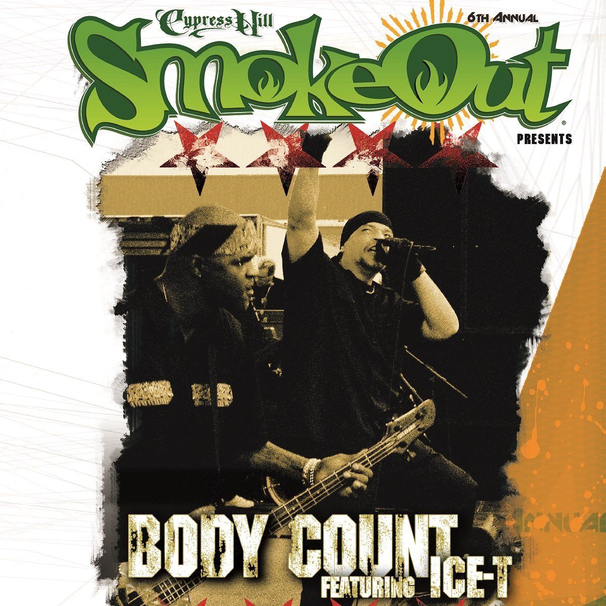 Disques vinyle Hip-Hop Music On Vinyl Body Count Smoke out Live