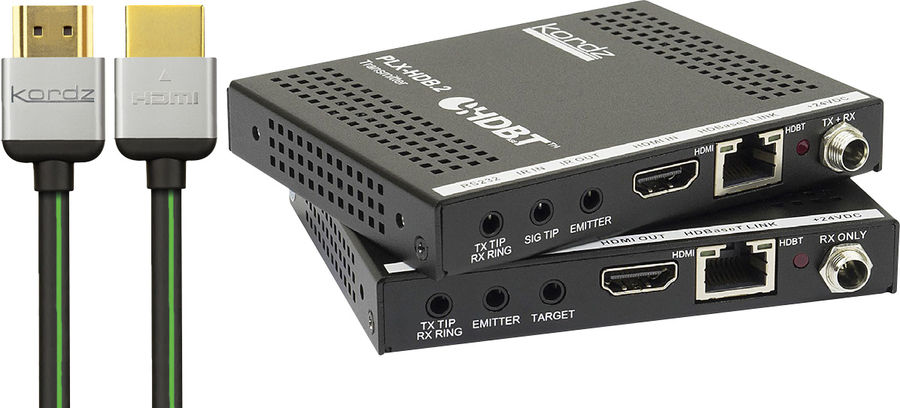 Transmetteurs audio-vidéo Kordz PLX-HDB.2 + 2 Evo-R (1,2 m)