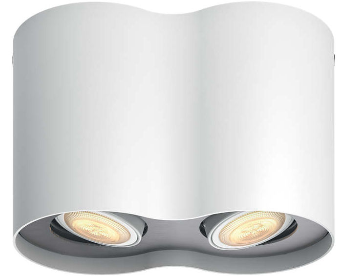 Éclairage connecté Philips Hue Pillar Double Blanc