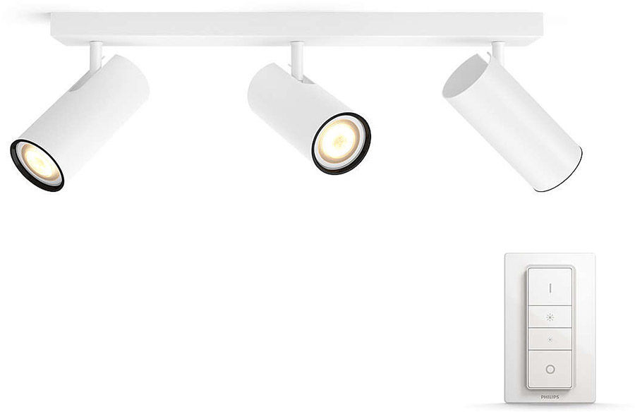 Éclairage connecté Philips Hue Buratto 3 Spots Blanc