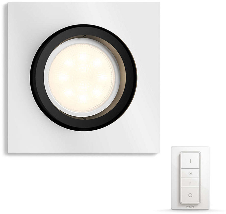 Éclairage connecté Philips Hue Milliskin Carré Chrome