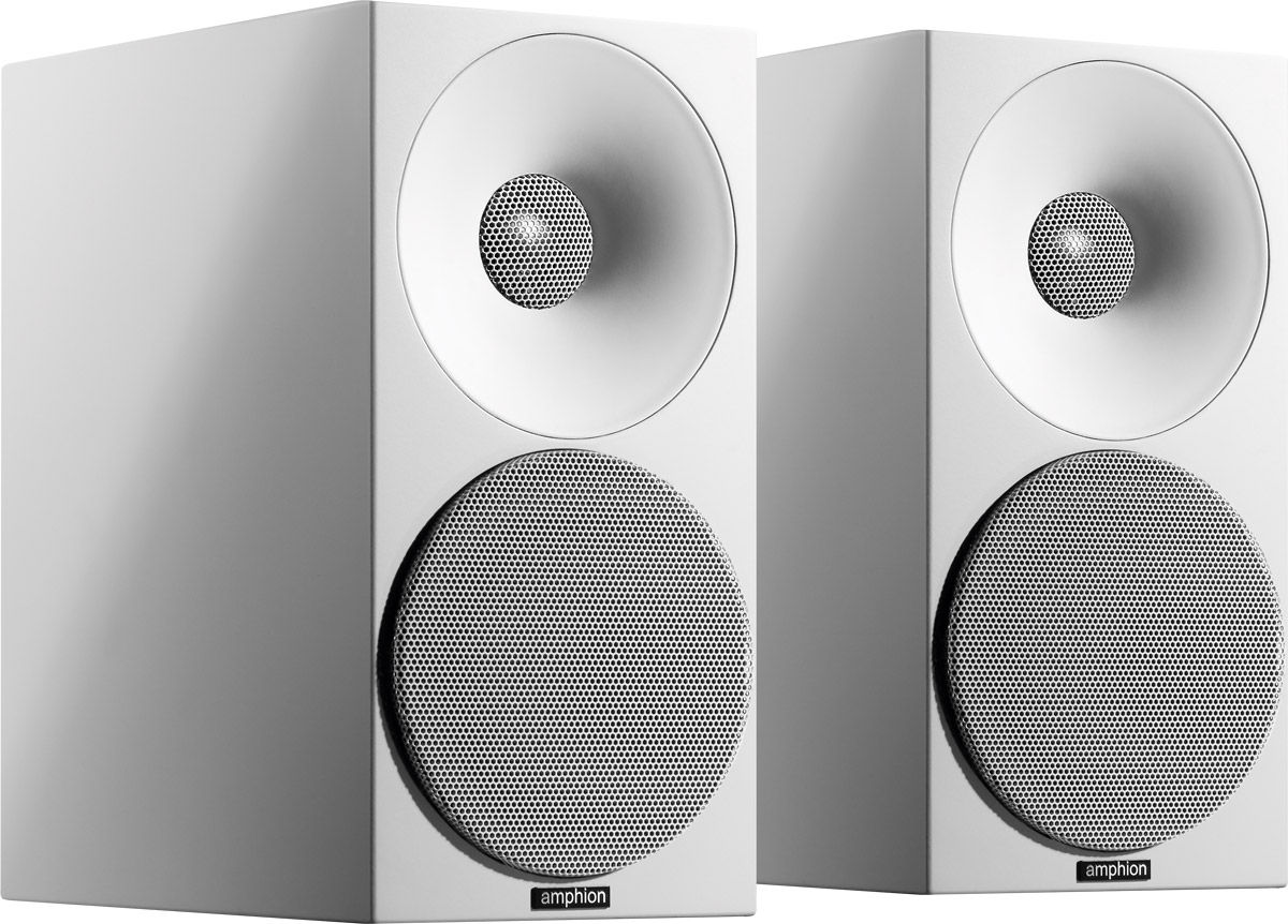 Amphion Helium 410 Blanc (la paire) - Enceintes bibliothèque