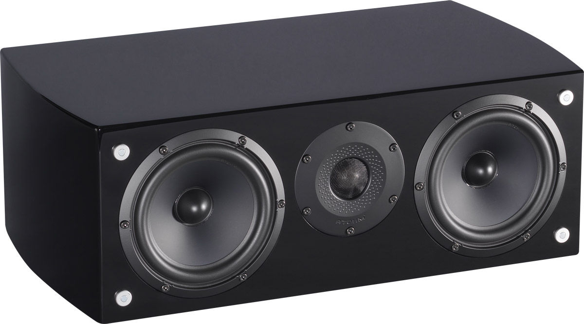 Enceintes centrales Atohm GT Center Noir laqué