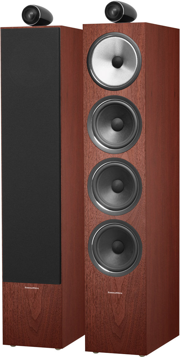 Enceintes colonne B&W 702 S2 Bois de Rose