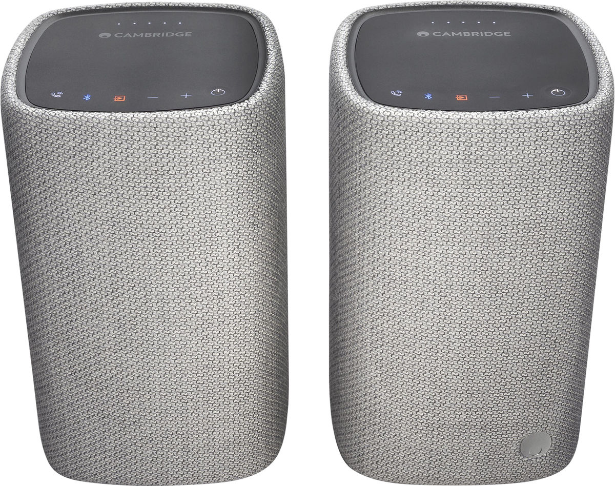 Enceintes connectées hi-fi Cambridge Yoyo (M) Gris clair