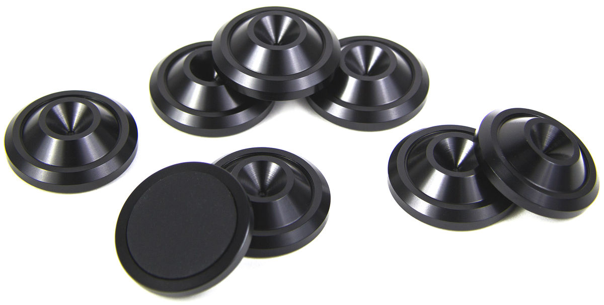 Accessoires enceintes Cold Ray Contre-pointe 3 Small Noir (lot de 8)