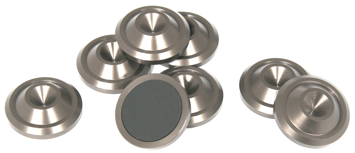 Accessoires enceintes Cold Ray Contre-pointe 3 Small Titane (lot de 8)