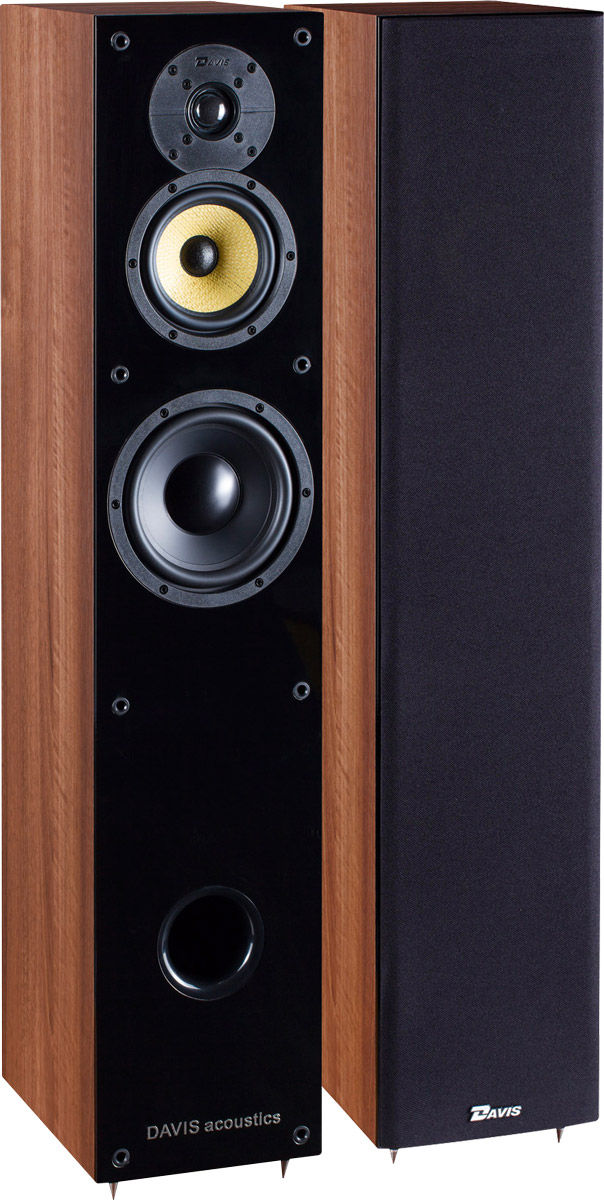 Enceintes colonne Davis Acoustics Balthus 50 noyer