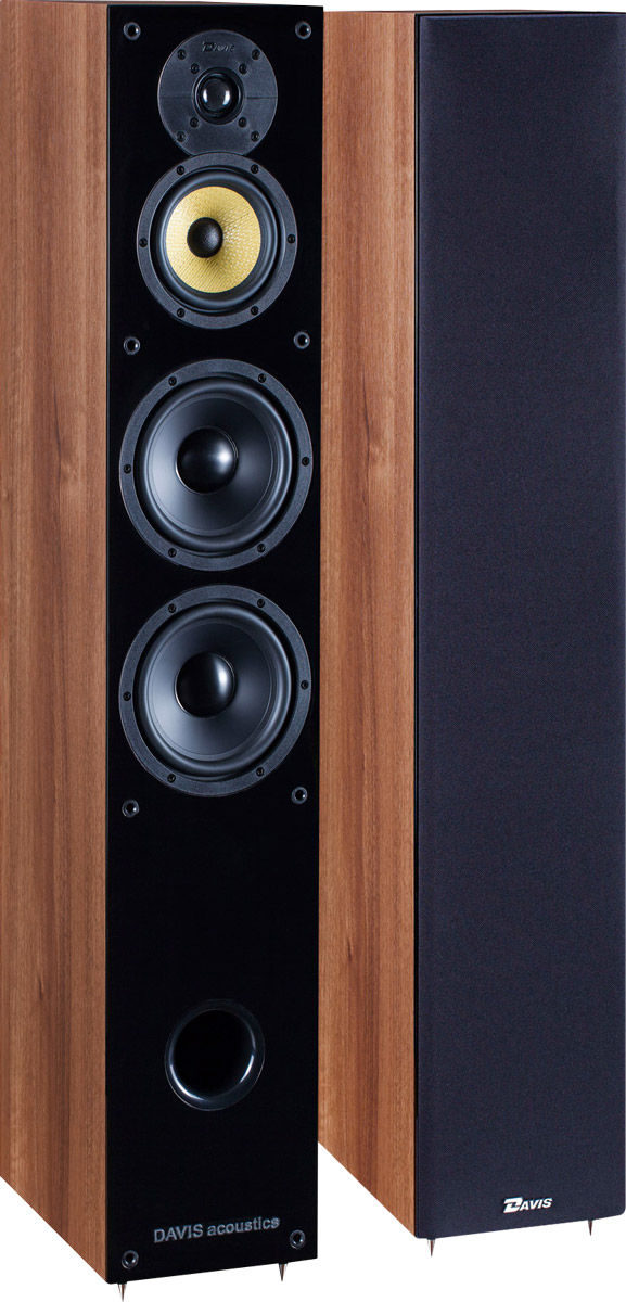 Enceintes colonne Davis Acoustics Balthus 70 noyer