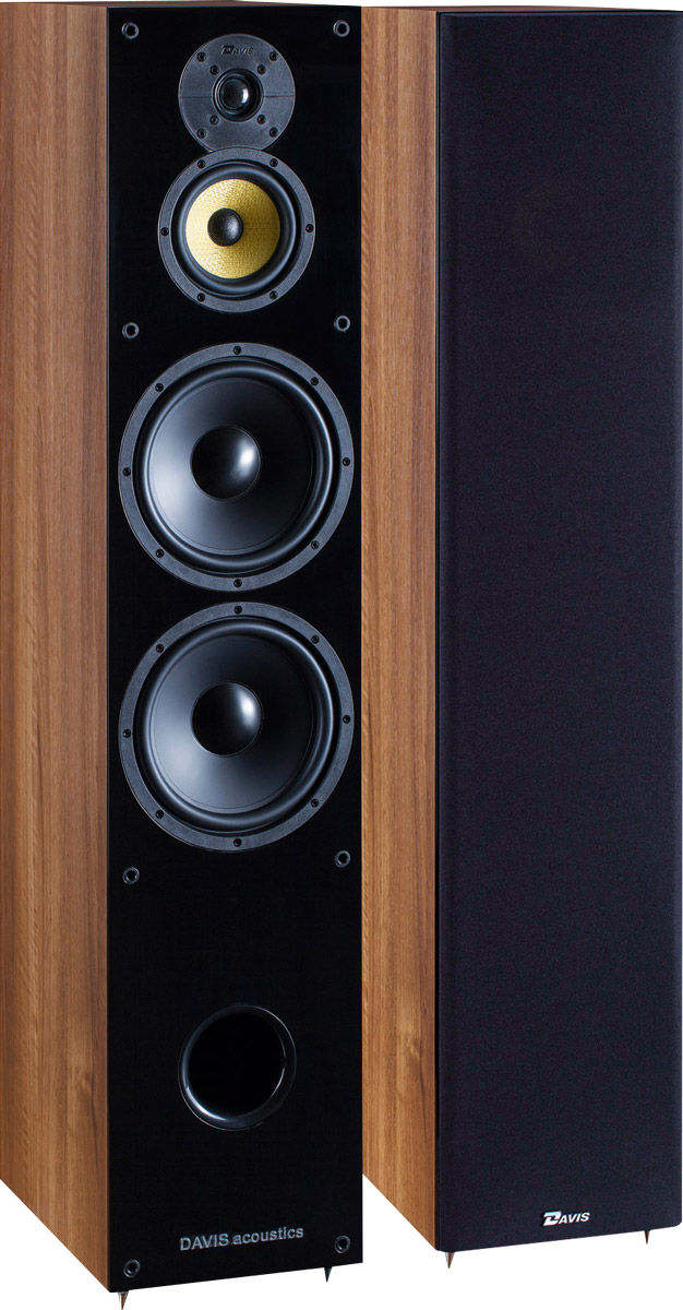 Enceintes colonne Davis Acoustics Balthus 90 Noyer