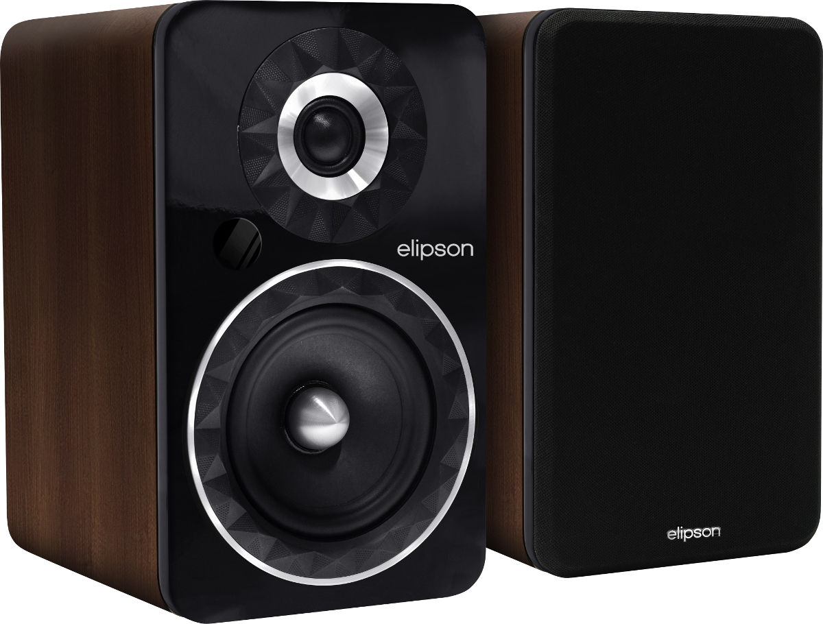 Enceintes connectées hi-fi Elipson Prestige Facet 6B BT Noyer (la paire)
