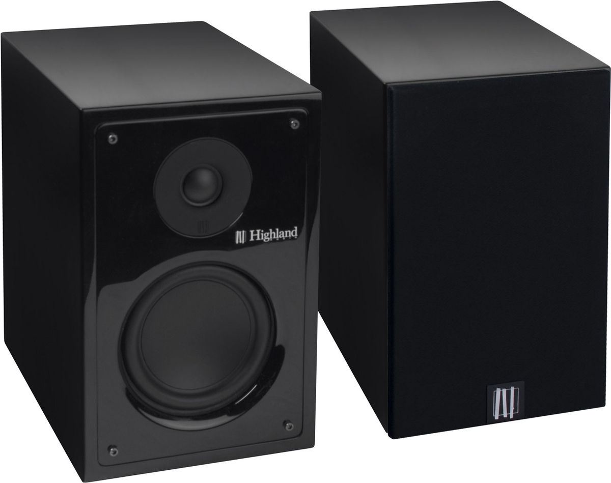 Enceintes compactes Highland Audio Dilis 4402 Noir laqué