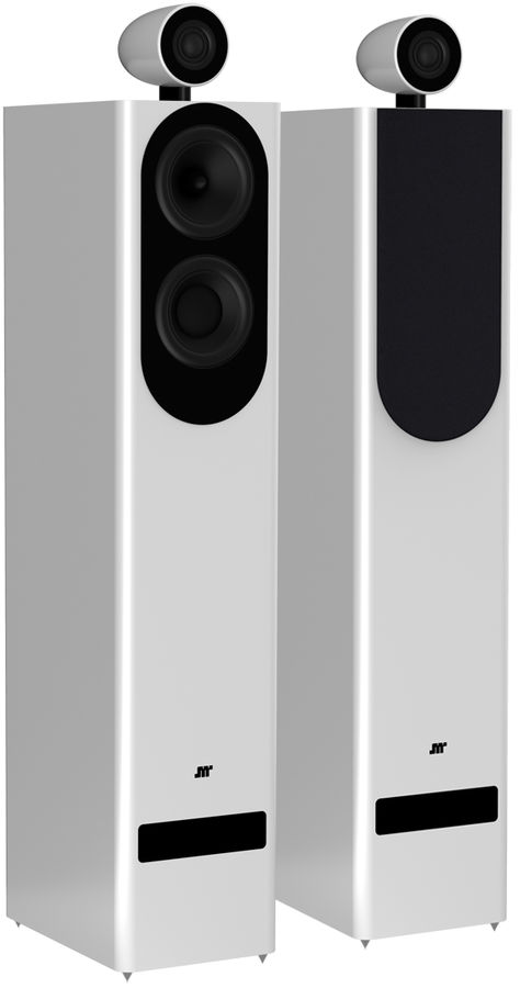 Enceintes colonne Jean-Marie Reynaud Cantabile Jubilé Blanc perle