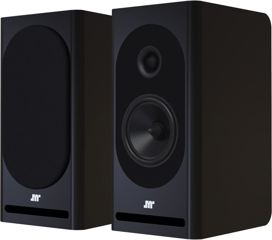 Enceintes compactes Jean-Marie Reynaud Lucia Noir satiné