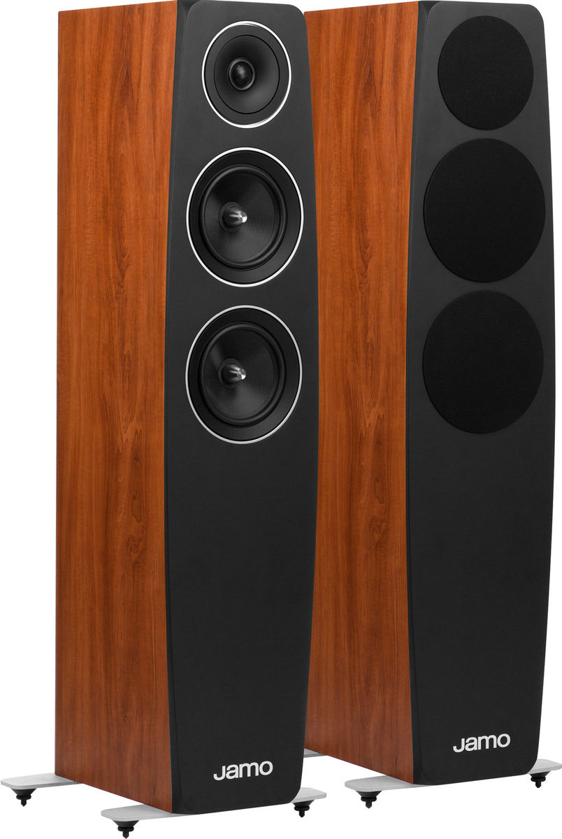Enceintes colonne Jamo C95 Pommier Foncé
