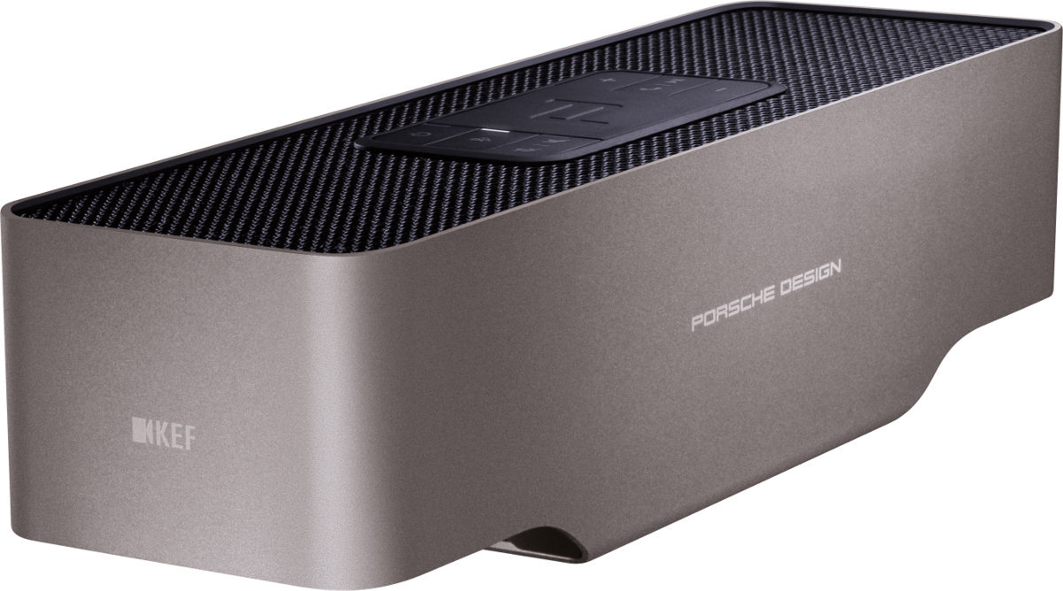 Enceintes Bluetooth portables KEF Porsche Design Gravity One Gris foncé