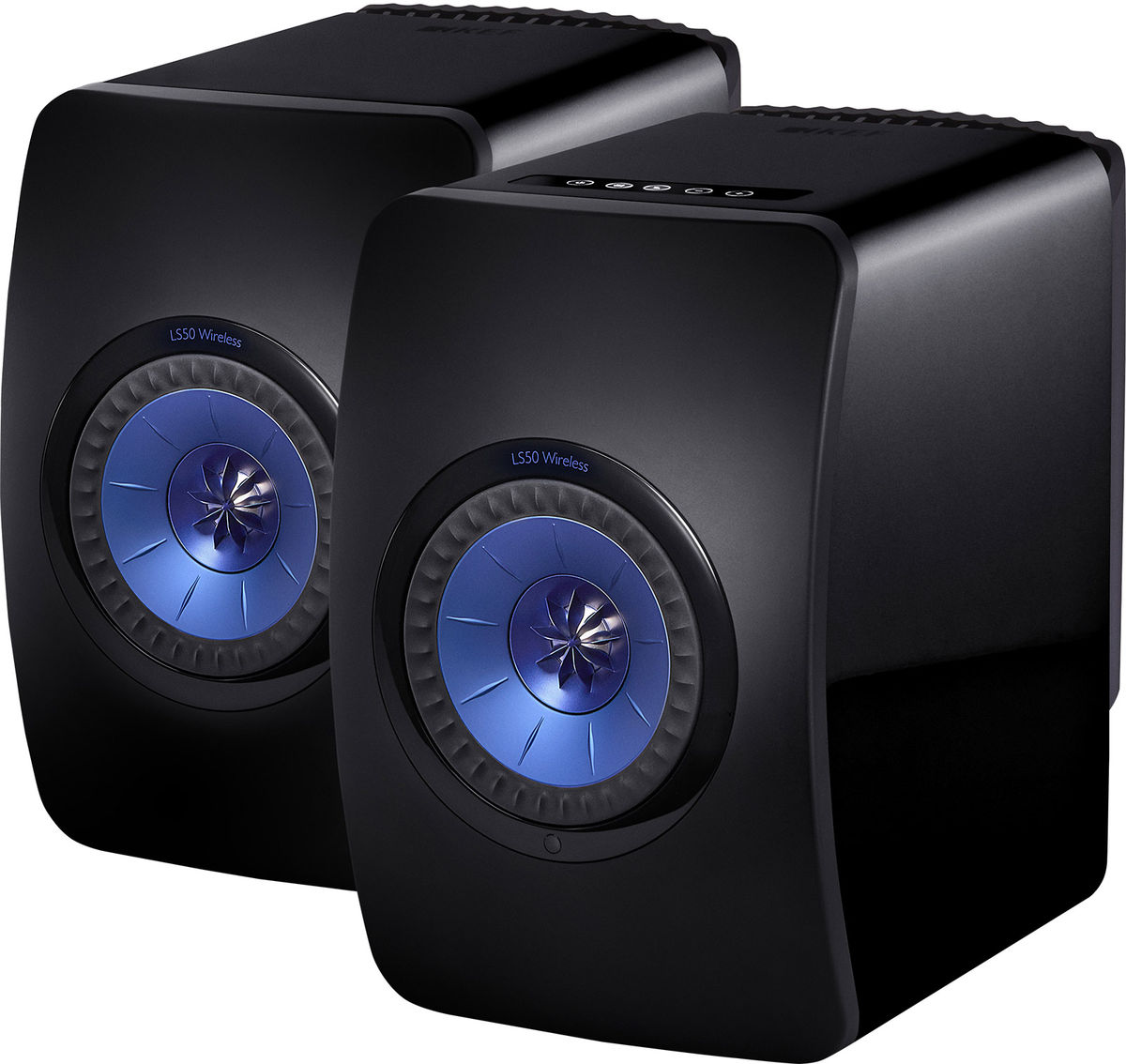 Enceintes connectées hi-fi KEF LS50 Wireless Noir laqué