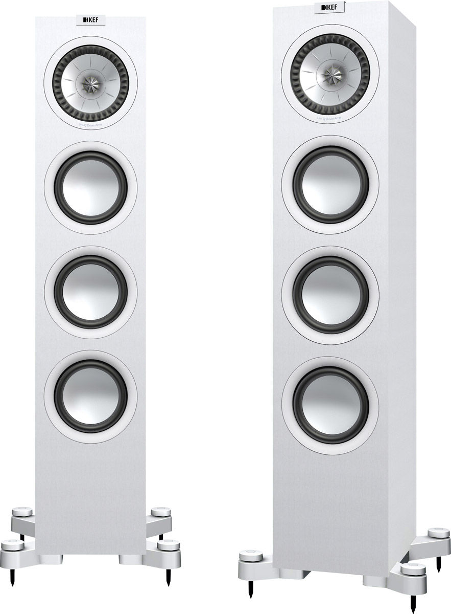 Enceintes colonne KEF Q550 Blanc