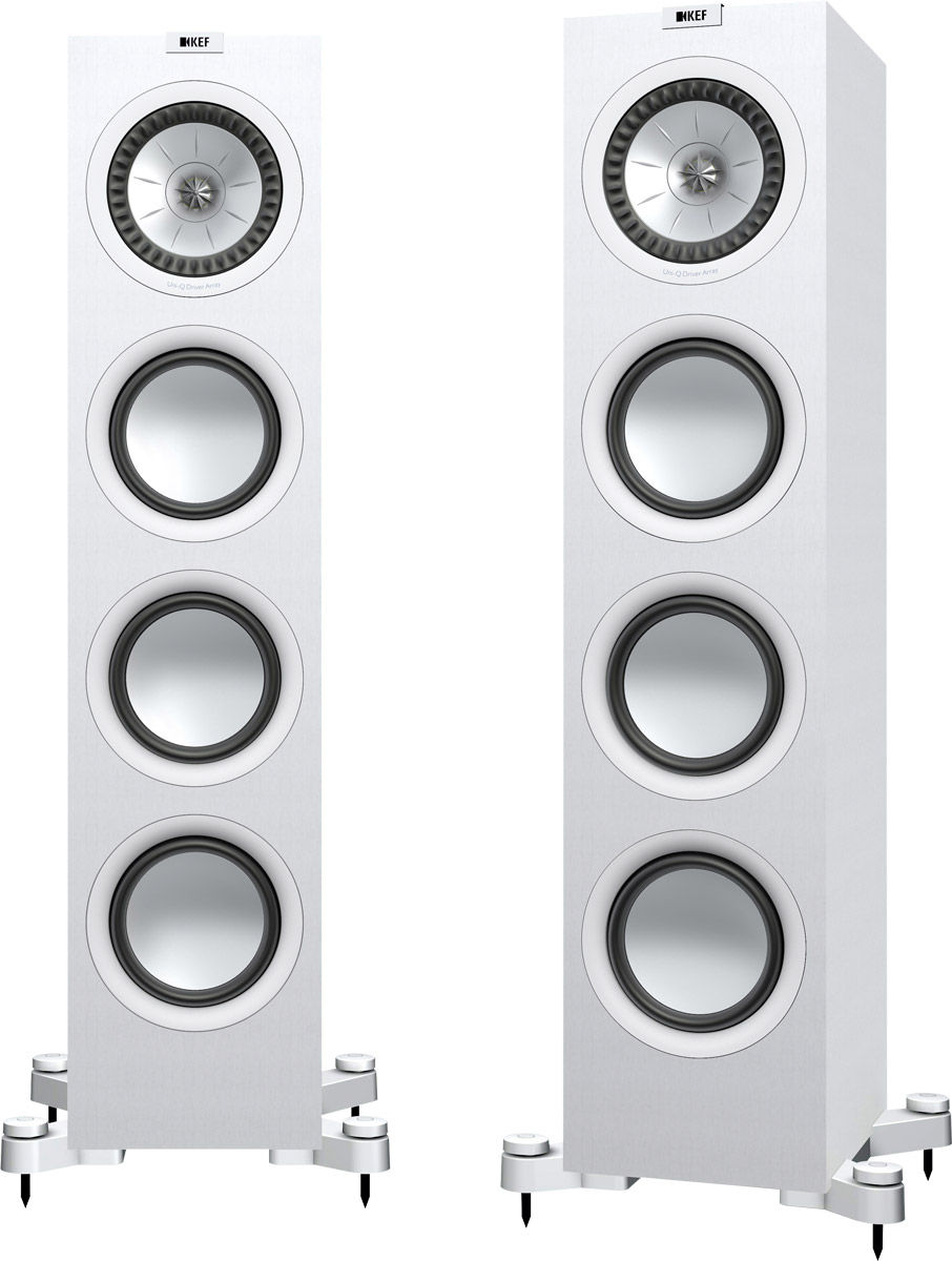 Enceintes colonne KEF Q750 Blanc
