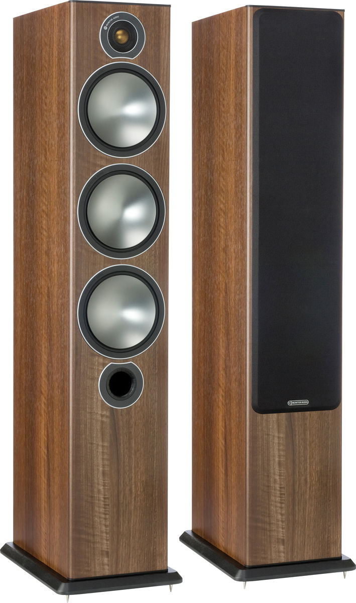 Enceintes colonne Monitor Audio Bronze 6 Noyer