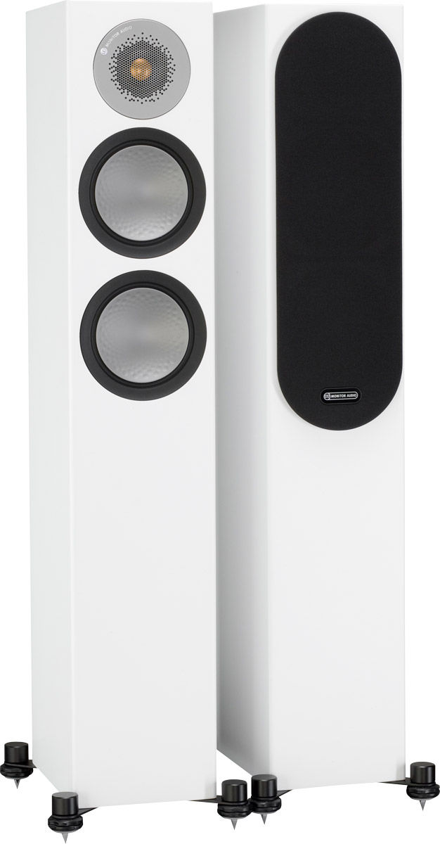 Enceintes colonne Monitor Audio Silver 200 Blanc mat