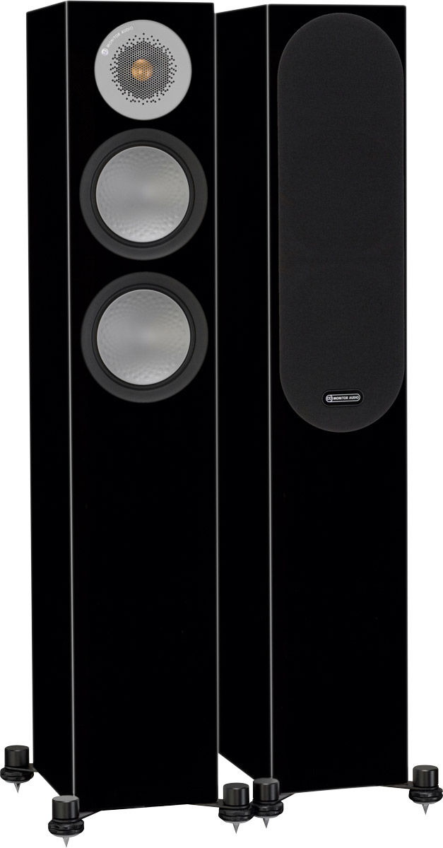 Enceintes colonne Monitor Audio Silver 200 Noir laqué