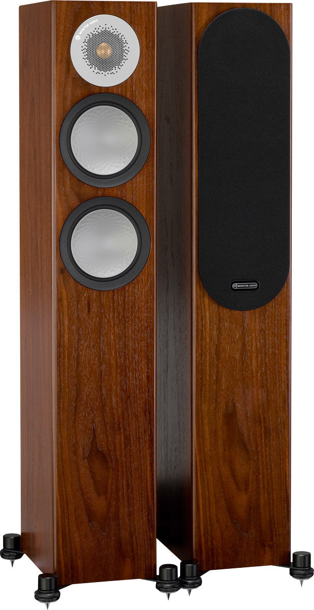 Enceintes colonne Monitor Audio Silver 200 Noyer