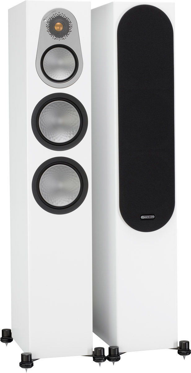 Enceintes colonne Monitor Audio Silver 300 Blanc mat