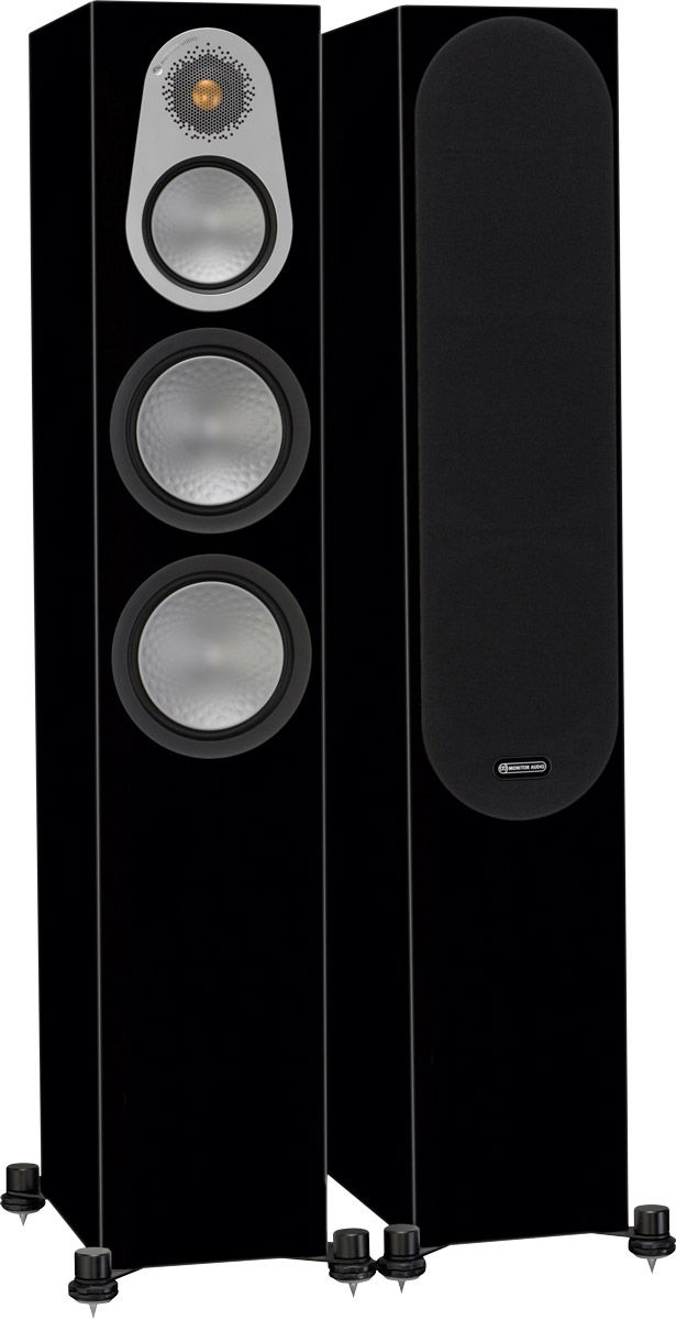 Enceintes colonne Monitor Audio Silver 300 Noir laqué