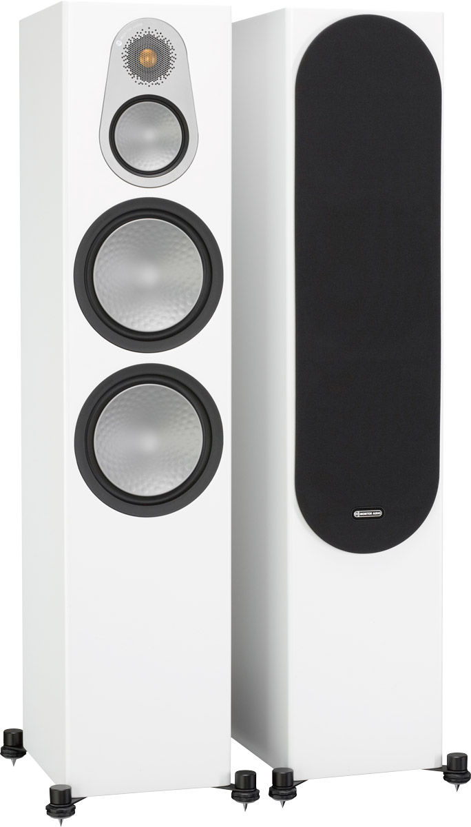 Enceintes colonne Monitor Audio Silver 500 Blanc mat