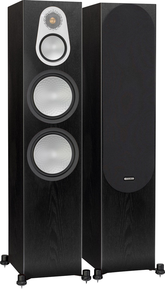 Enceintes colonne Monitor Audio Silver 500 Bois noir