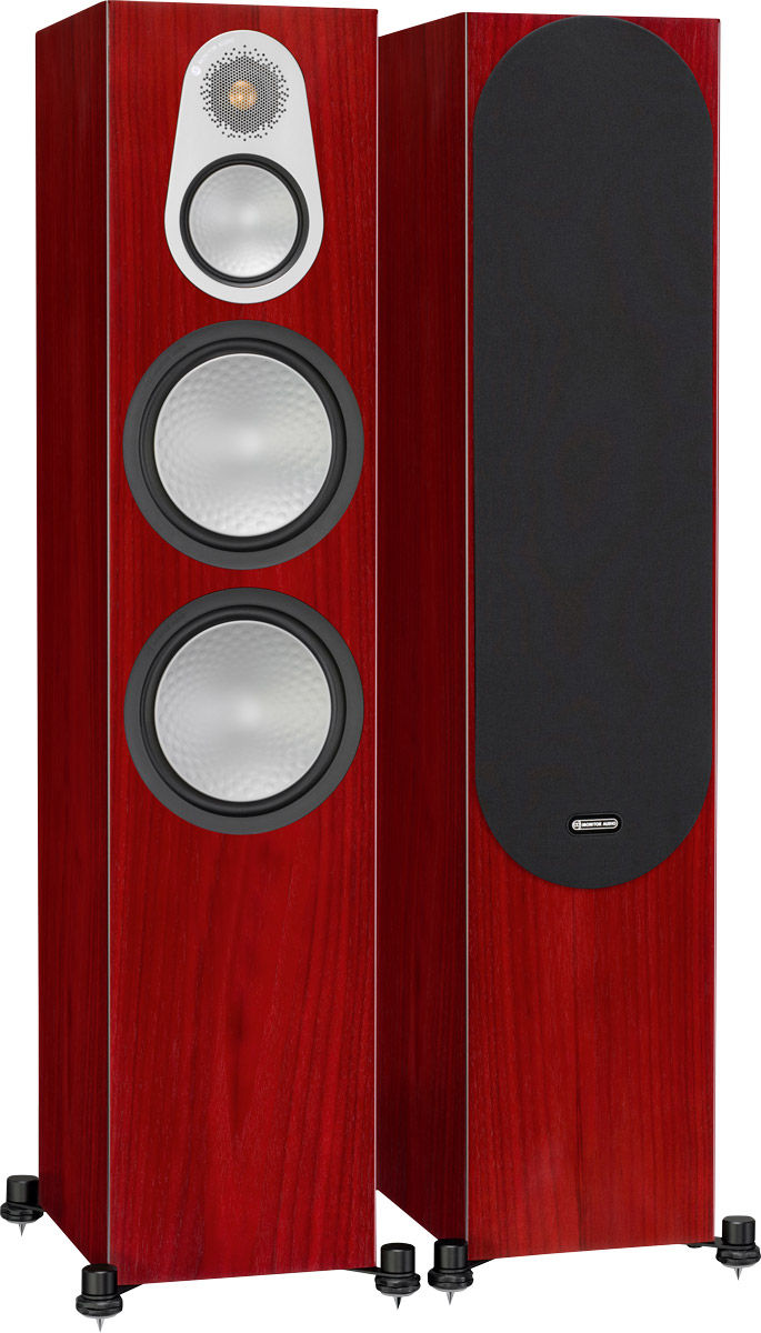 Enceintes colonne Monitor Audio Silver 500 Bois de rose