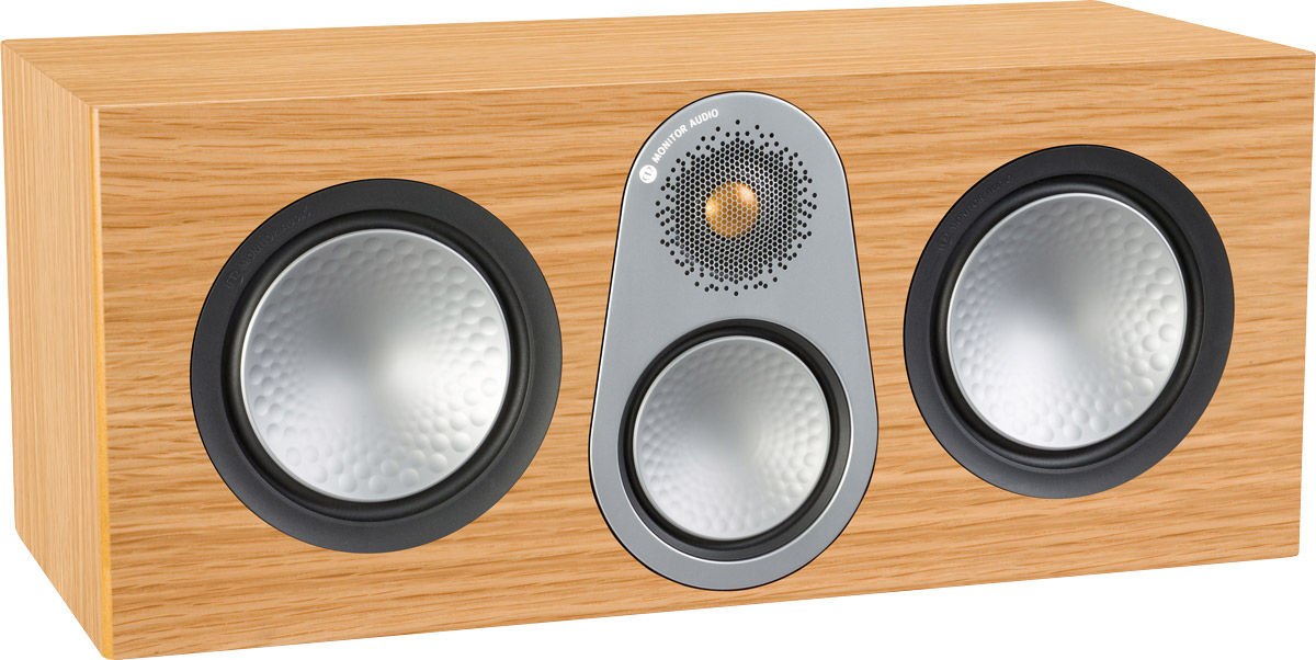 Enceintes centrales Monitor Audio Silver C350 Chêne naturel