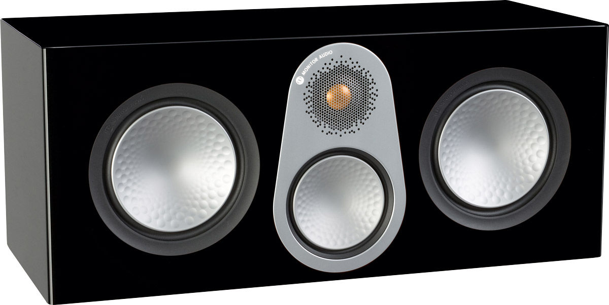 Enceintes centrales Monitor Audio Silver C350 Noir laqué