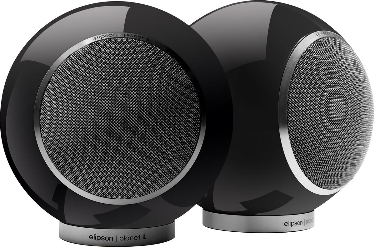 Enceintes compactes Elipson Planet L Noir laqué (la paire)